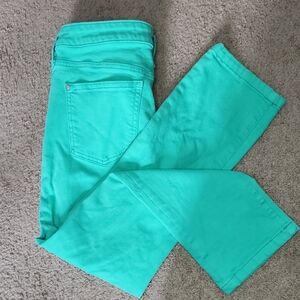 Anthro Pilcro and the Letterpress Mint Denim Pants